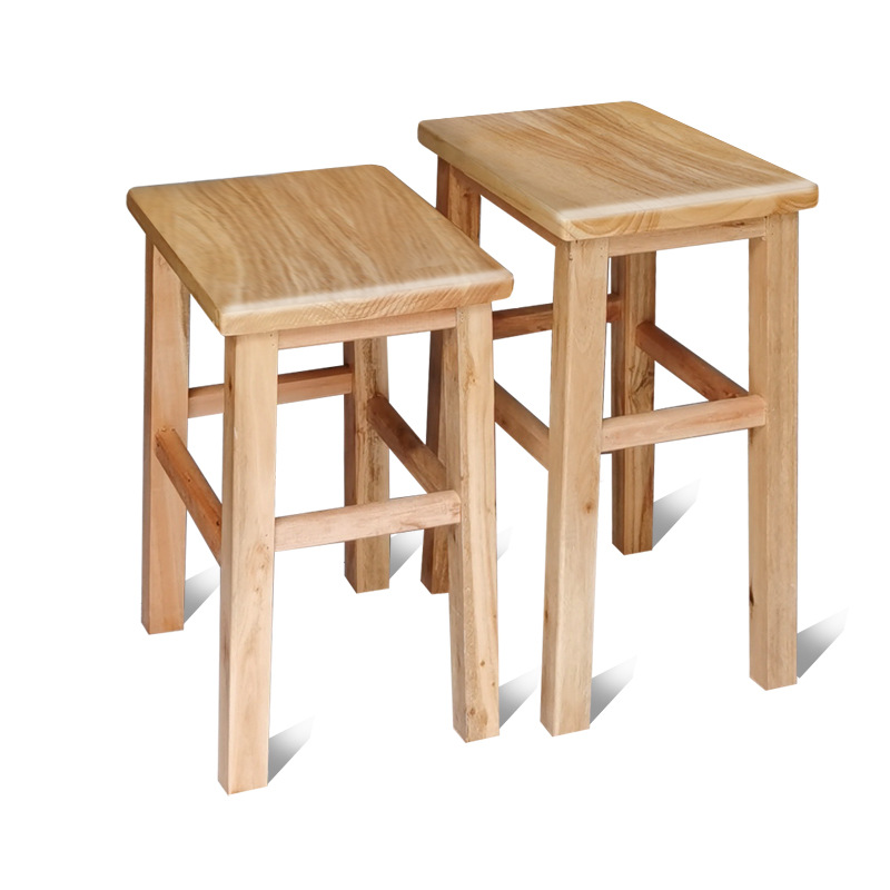 凳子实木学生课室学校板凳快餐店吃饭餐椅医院凳诊室工厂车间方凳