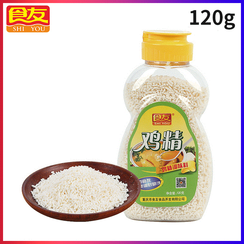 食友 家用炒菜鸡精120g瓶装 高汤调料鲜香调味品厨房煲汤三鲜鸡精