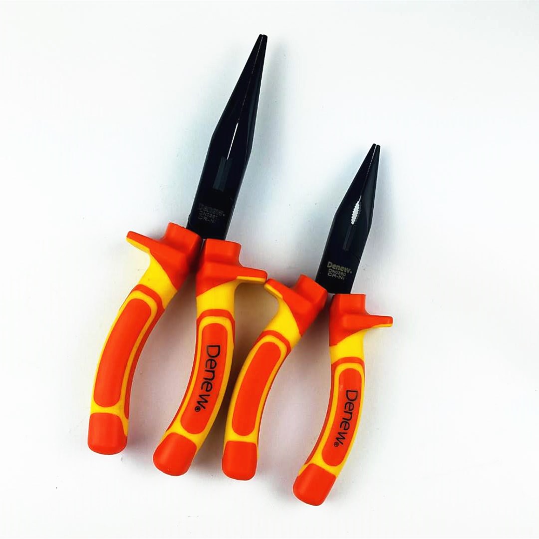 耐高压绝缘电工钳子vde1000v老虎钳钢丝钳尖嘴剥线大头斜口斜嘴钳