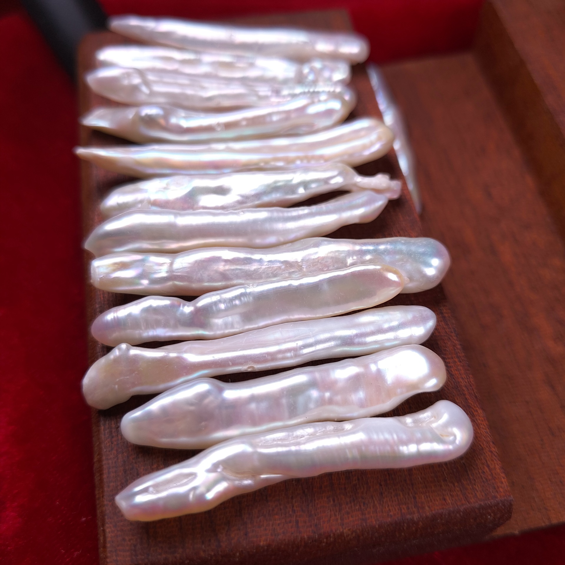 天然巴洛克珍珠牙签珠异形珍珠强光散珠手工饰品材料diy裸珠批发