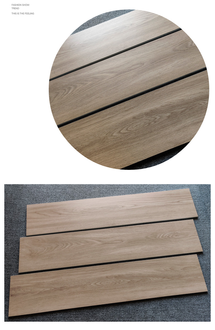 200x1000仿木地砖瓷砖 酒店卧室仿木纹防滑地砖办公室餐馆木纹砖