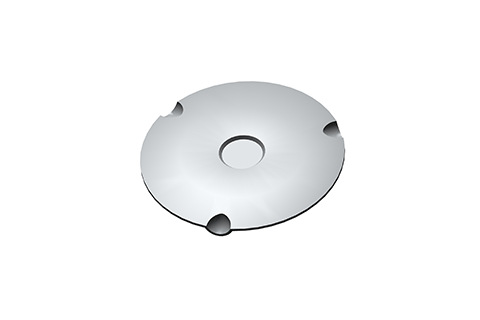 锅仔片圆形三角四角带点金属弹片