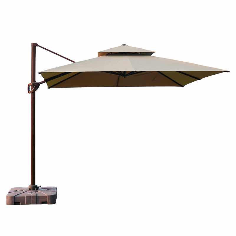 户外大型罗马遮阳伞庭院别墅花园露台保安庭海边度假村折叠遮阳伞