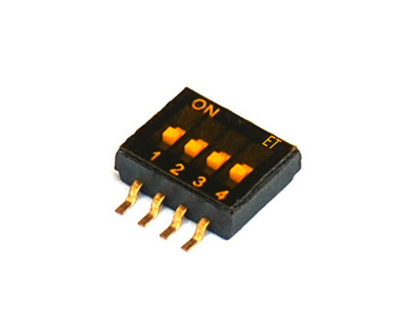 编码开关127mm间距贴片8位拨动开关灯饰门闸pcb板拔码开关