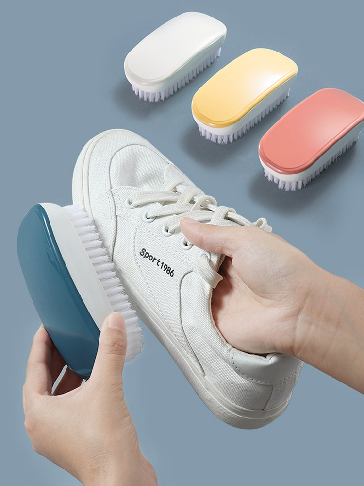 硬毛洗鞋刷学生宿舍洗鞋的刷子马卡龙塑料鞋刷71g