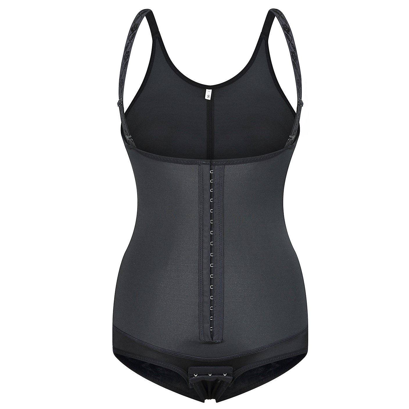 亚马逊新款肩带排扣橡胶连体塑身衣收腹束腰提臀裤束身连体裤