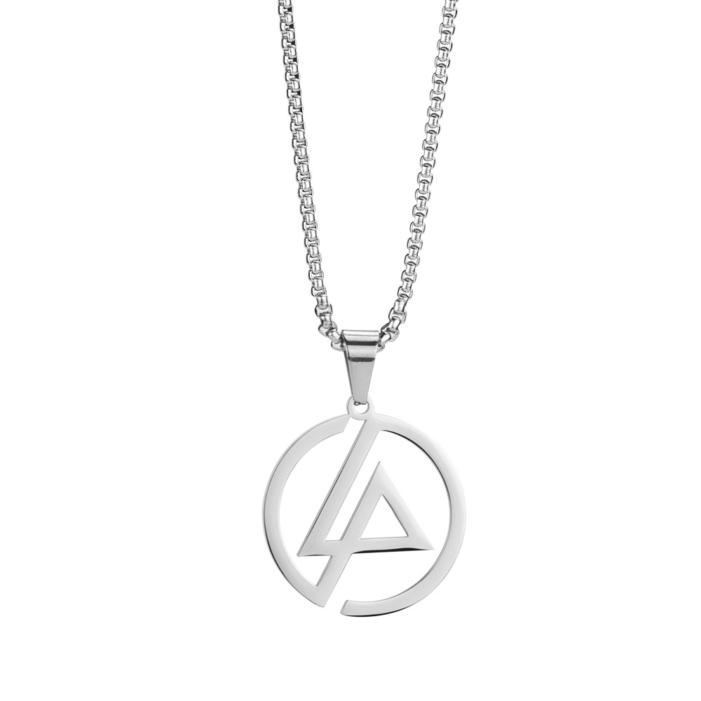 linkin park林肯公园项链潮人嘻哈男女摇滚乐队logo标志项链配饰