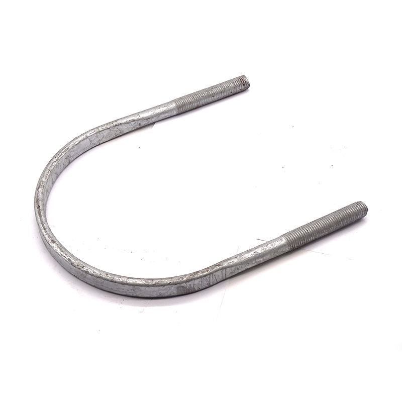 现货供应热镀锌扁铁u型抱箍 电力u型抱箍 热镀锌u型抱箍 u型螺栓