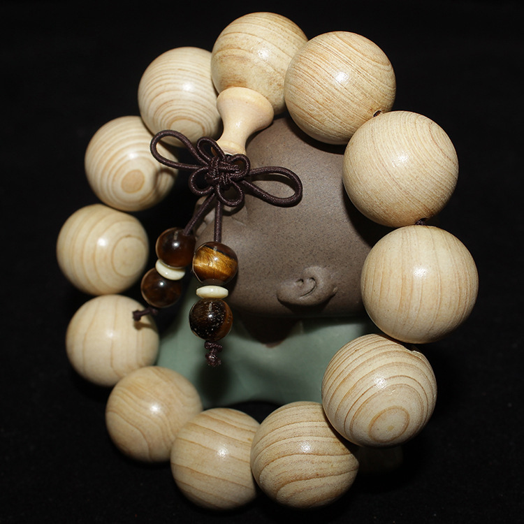 云缘供应 香柏木20mm12颗手串佛珠手链 香味宜人