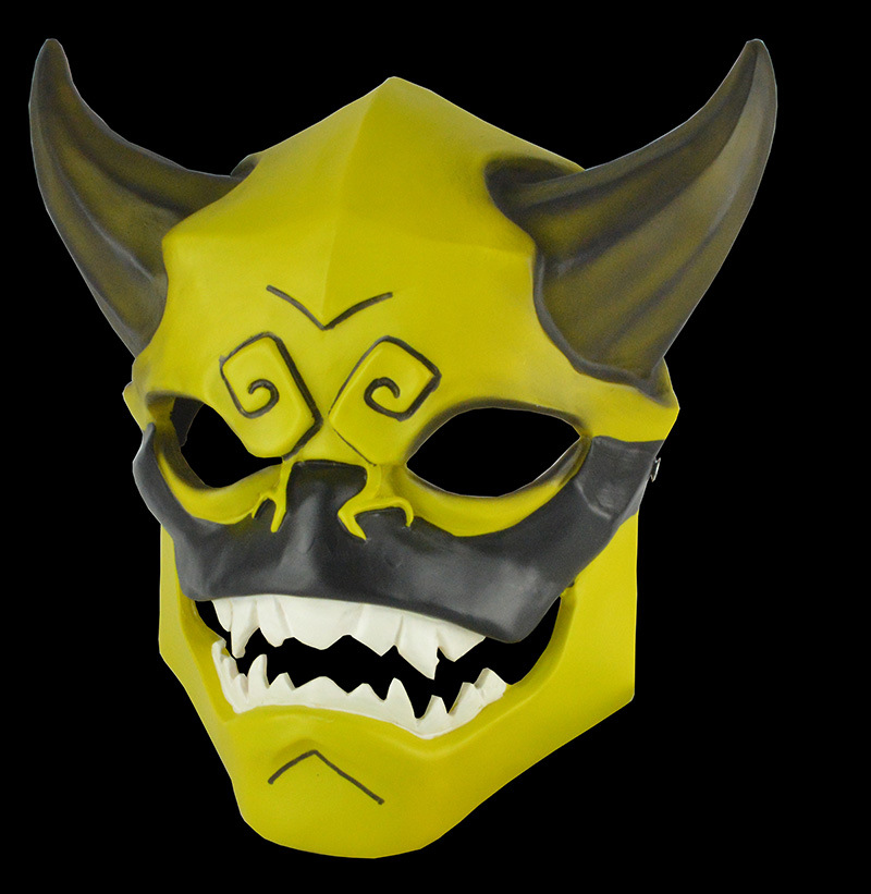 万圣节面具动漫成龙历险记恶魔鬼影军团伊卡雷苏巴特树脂面具挂件