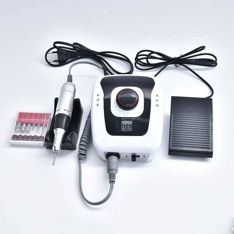 45w high-power nail art grinding machine 35000-turn nail polishing nail grinding machine integrated nail unloading machine