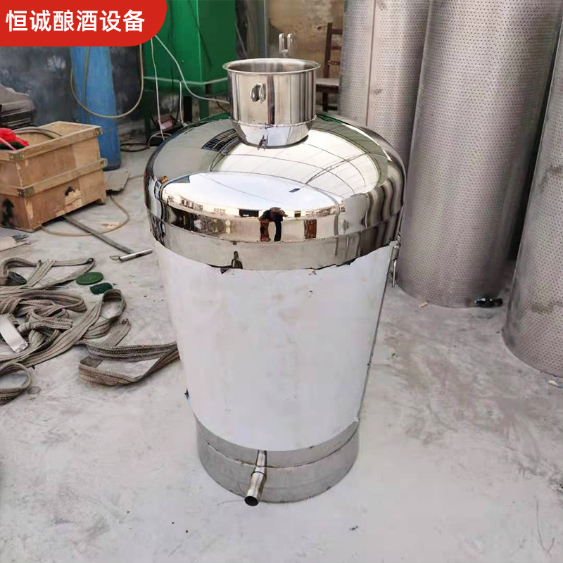 恒诚厂家 批量生产 不锈钢酒坛 镜面板材工艺精美 酒坊密封储酒桶