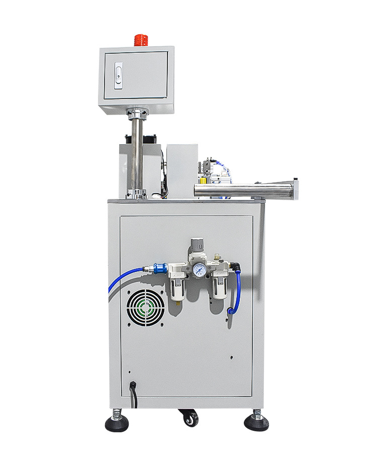 铂瑞祥半自动穿热缩管机多芯线裁切套管收缩机送料穿管烘烤缩管机