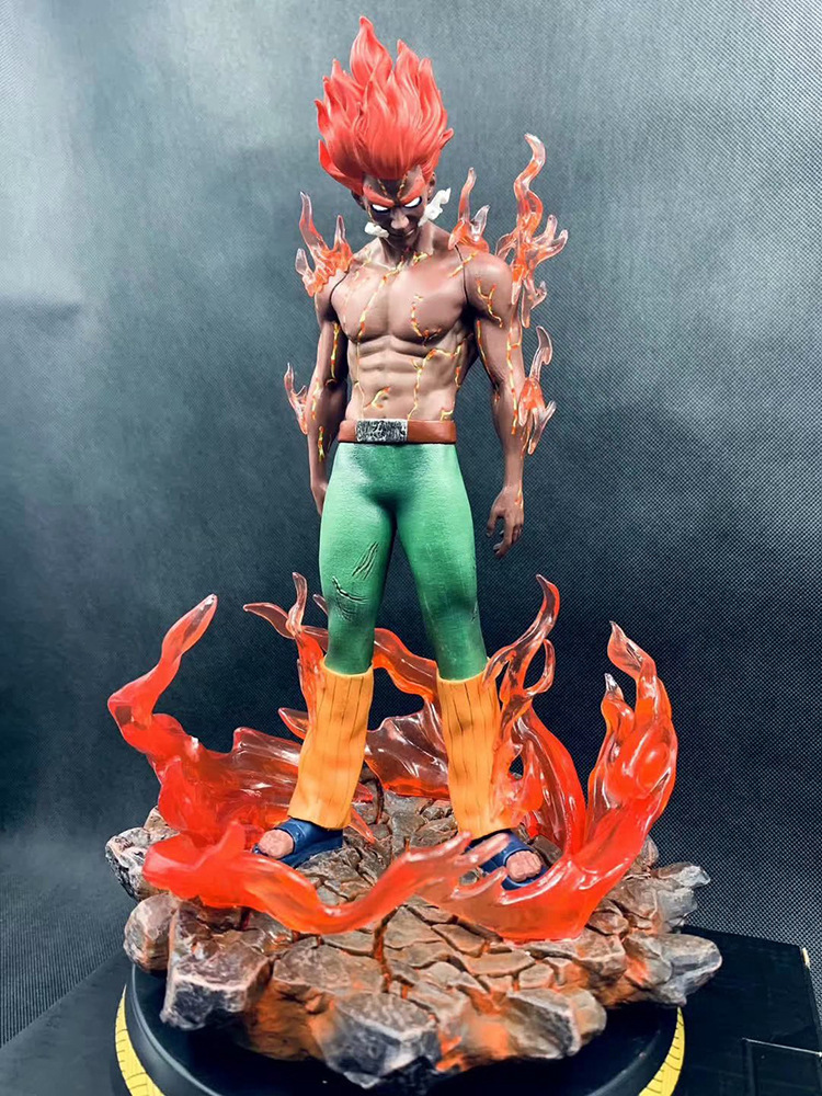 鑫胜行贸易 火影忍者 gk夜凯 八门遁甲 带灯发光 雕像 模型摆件