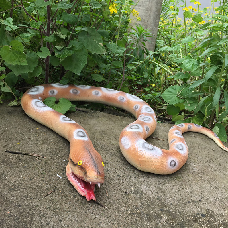 万圣节愚人节鬼屋装饰吓人道具/恐怖整人玩具仿真假蛇 超大蟒蛇