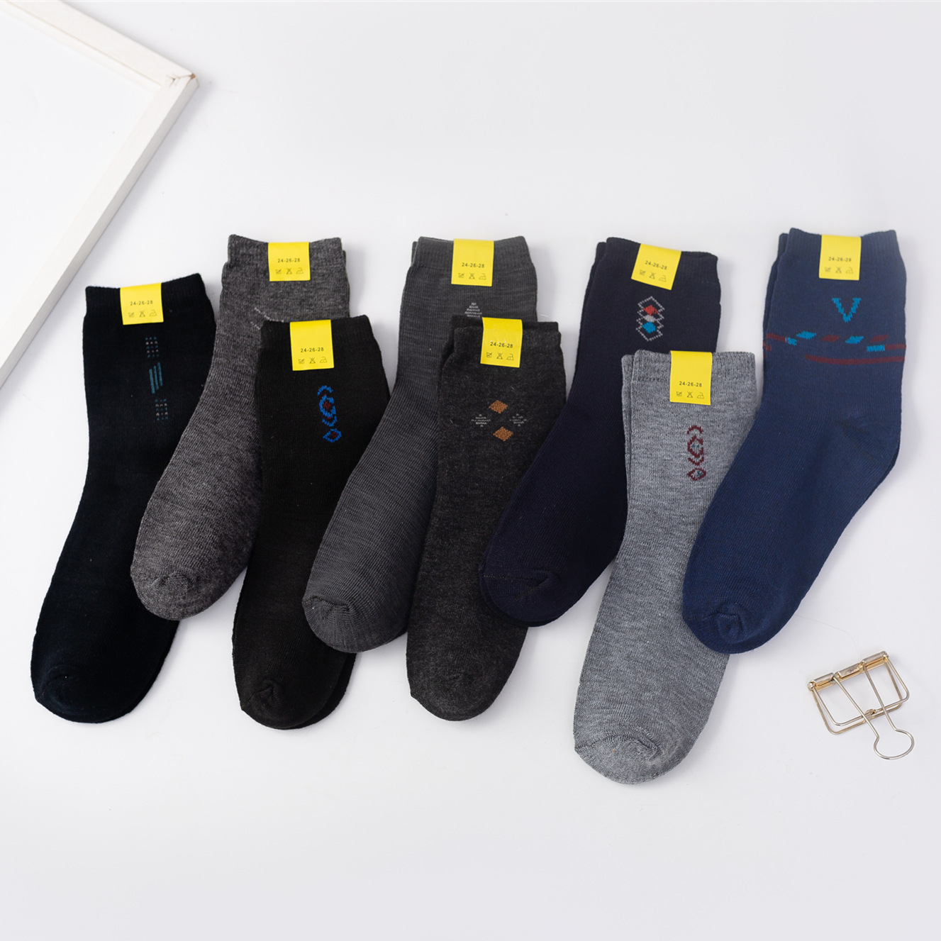 Socks for Old People Men's Old Socks Autumn and Winter Socks for Middle-Aged and Elderly People Stall Socks Wholesale