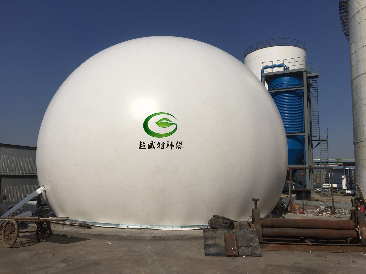 7000立方双膜气柜 双膜柔性气柜 沼气用储气柜 超威特环保储气柜