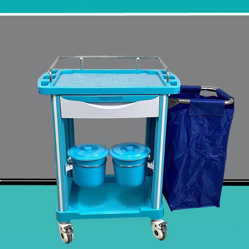 abs护理车 移动晨间护理车 不锈钢护理推车医院护理车