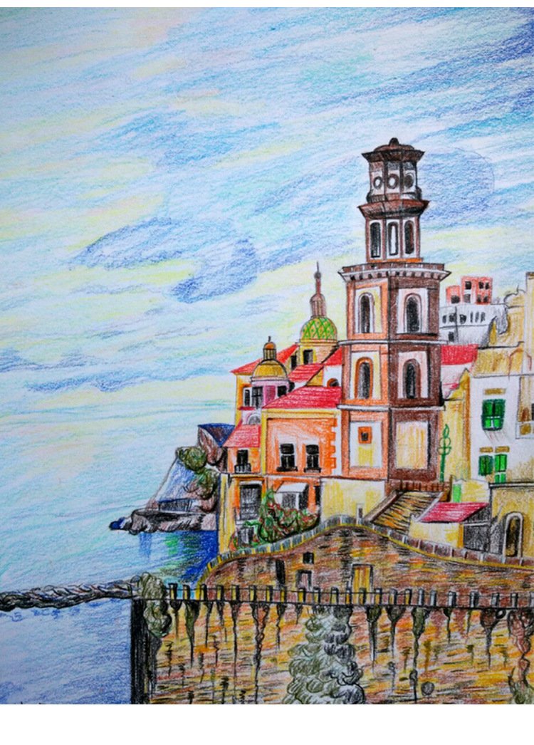 12色肤色肖像人物写生风景专业绘画色粉铅笔水溶彩铅笔暗色系碳画