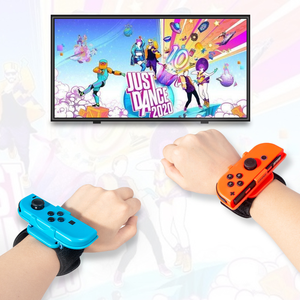 任天堂switchjustdance腕带switch跳舞手腕带一对装ivsw118