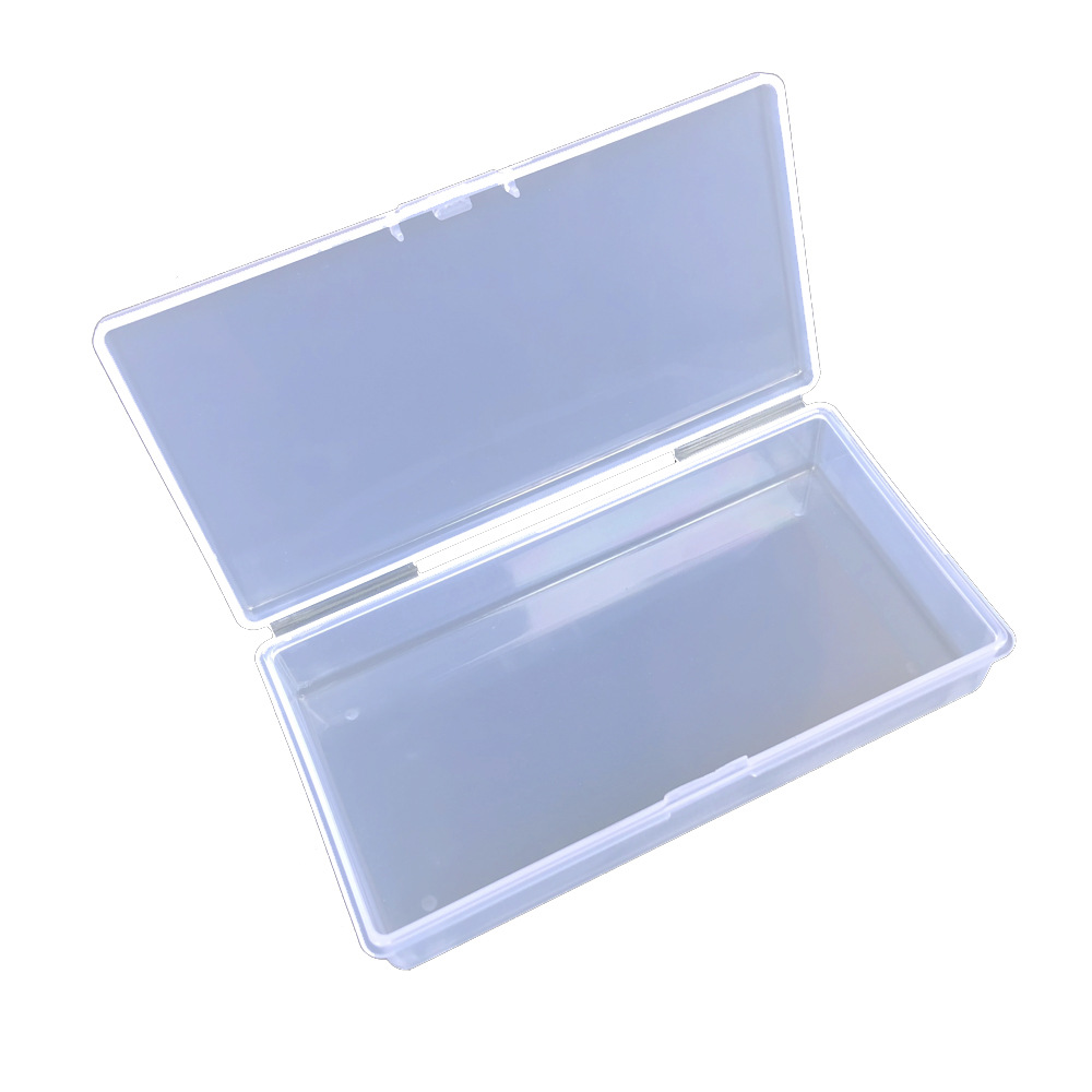 Transparent Rectangular Plastic Pp Box Digital Mask Components Packaging Small Box Accessories Finishing Storage Box