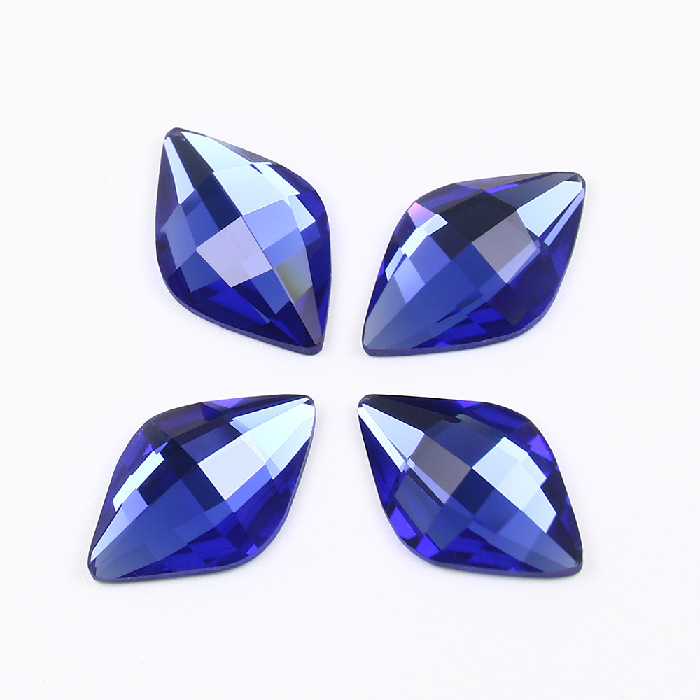 东洲水晶菱形平底玻璃钻 饰品贴钻服饰配件