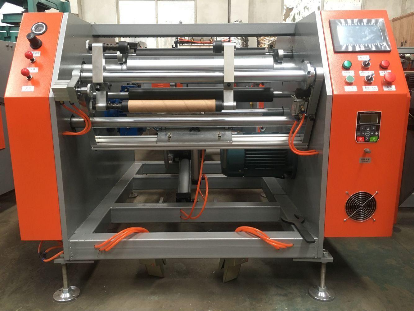 厂家直供 两工位锡纸烧烤锡箔纸酒店铝箔大卷半自动复卷机