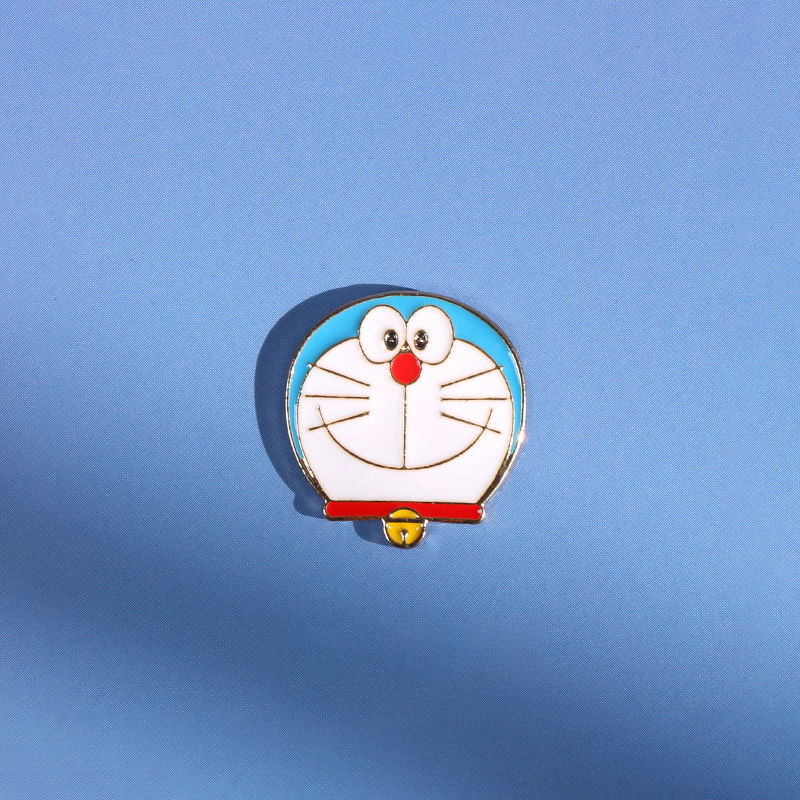 哆啦a梦 小叮当胸针可爱铃铛徽章日系卡通徽章男女别针情侣配饰品