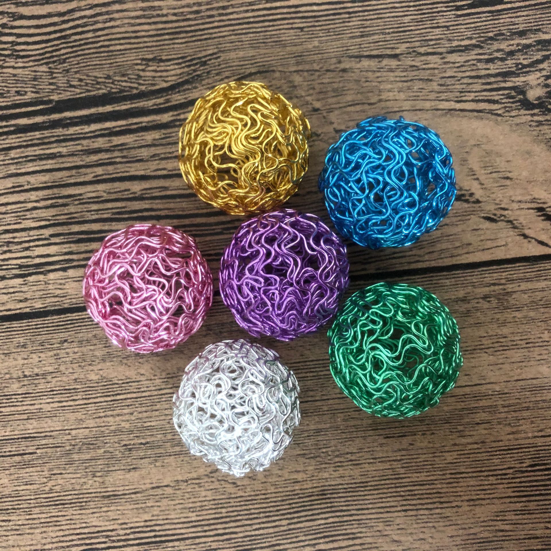 铁丝小球手工铁丝工艺品金属饰品家居桌面摆饰生日礼物