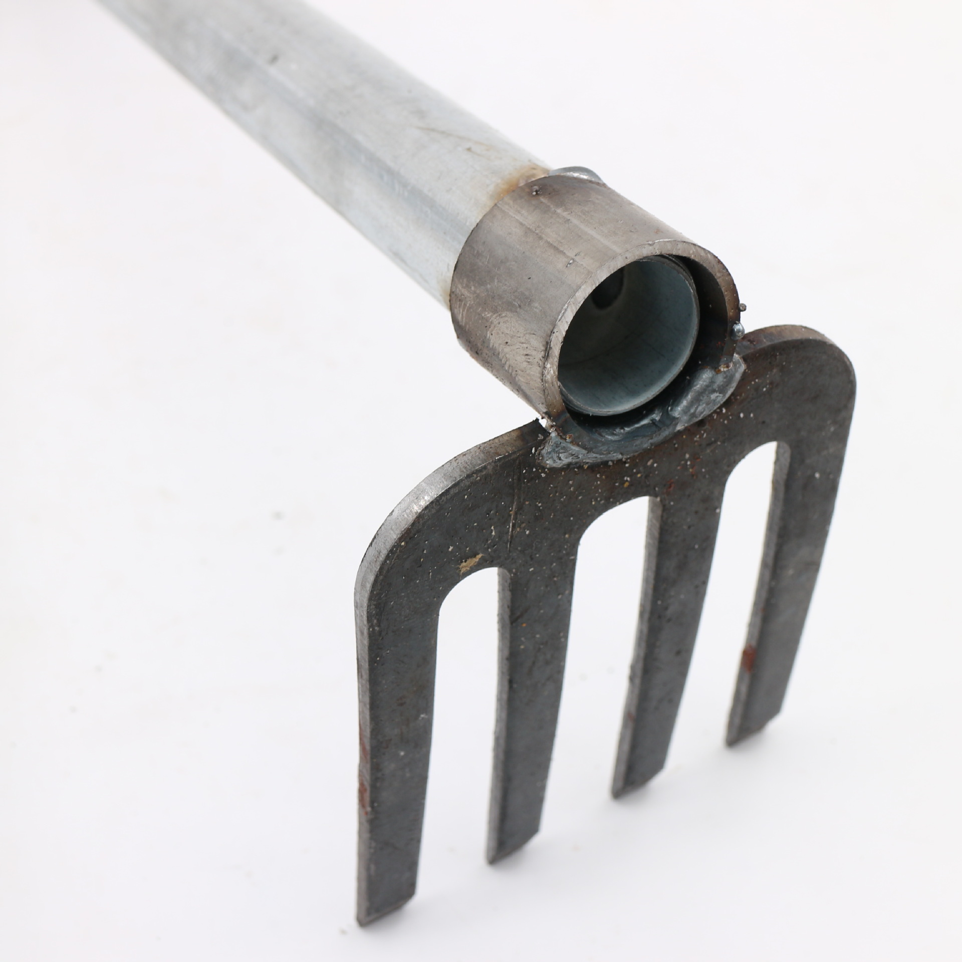 厂家批发挖螃蟹蛤蜊贝壳螺花蛤加厚四齿钉耙耙子铁耙赶海工具