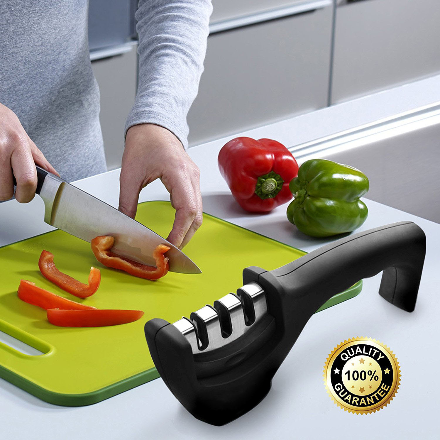 厂家批发家用快速磨刀器多功能工具磨刀石棒厨房菜刀速磨厨房工具