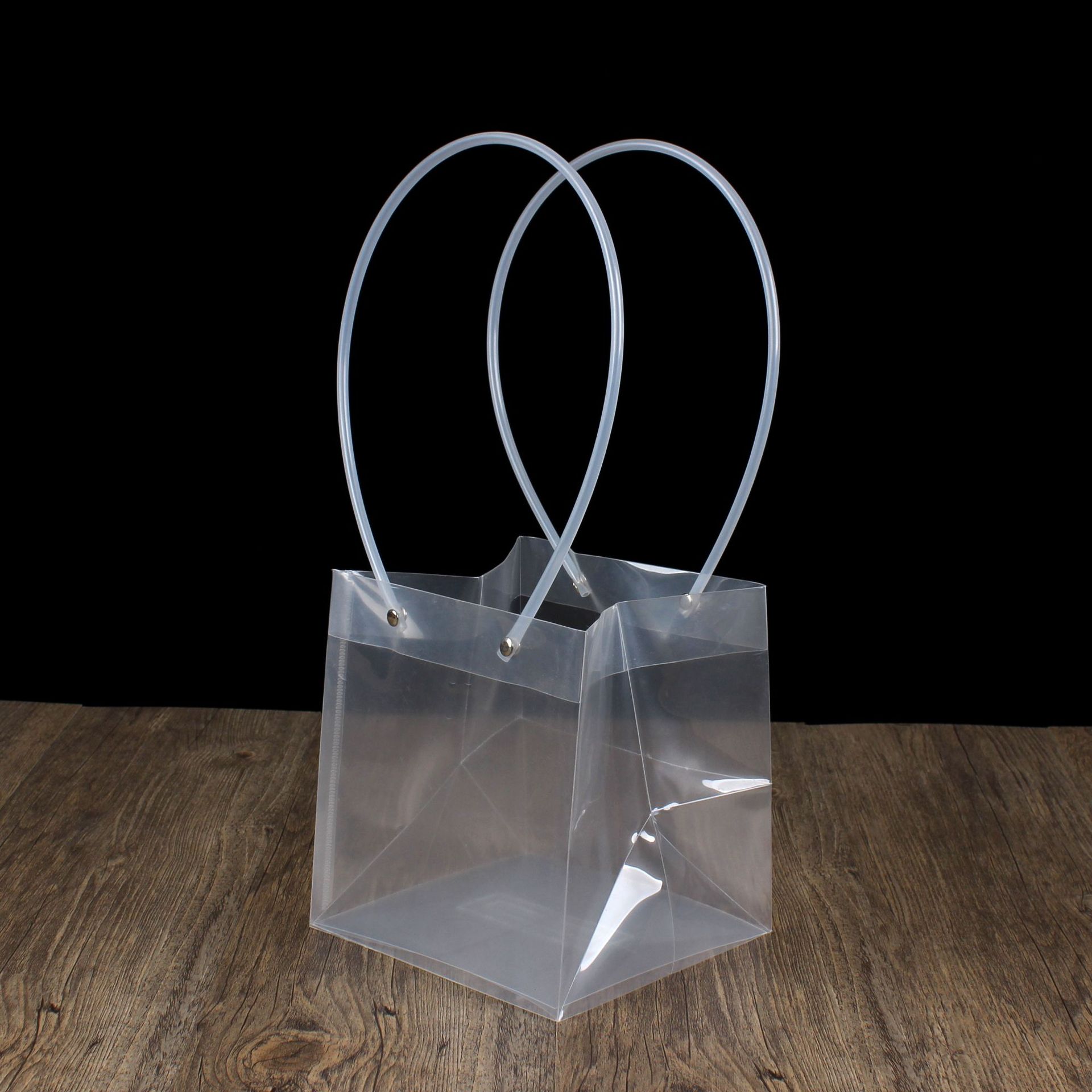 pp袋塑料磨砂透明礼品袋烫金纸绳伴手礼袋pvc防水磨砂收纳袋设计