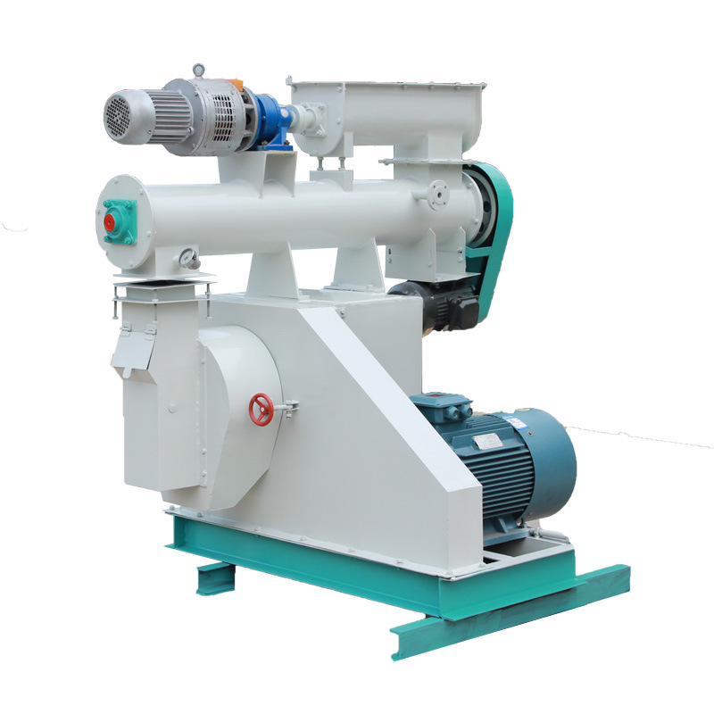 粮食谷物环模饲料机成套全自动制粒机组 320型号制粒设备 时产3吨