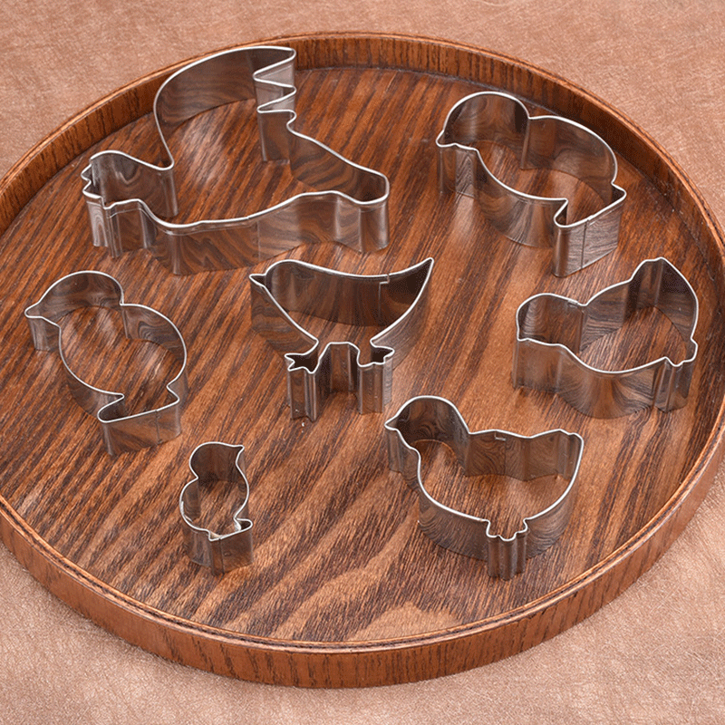 复活节母鸡动物饼干模 小鸡不锈钢蛋糕面包模食物模具复活节套装