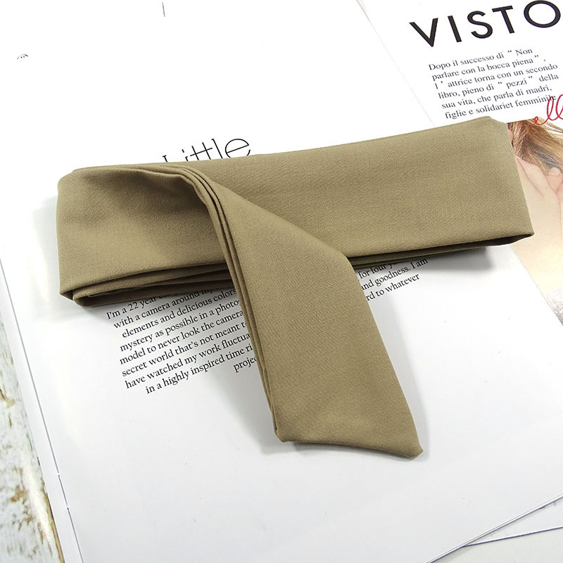 西装面料腰带布条 简约时尚收腰蝴蝶结腰带绑条