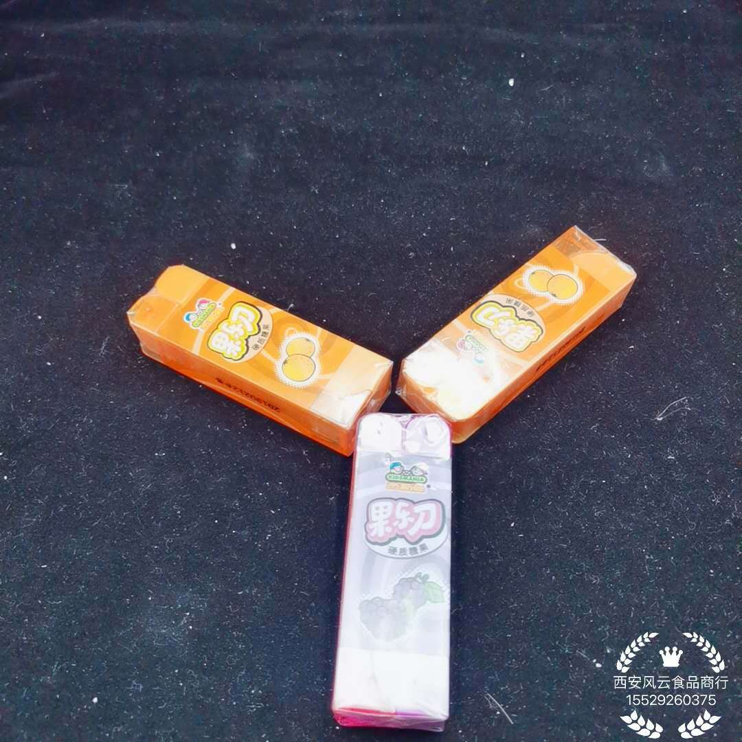 杰斯曼 果乐刀 玩具糖果 水果味糖 剪刀糖 儿童糖果玩具批发