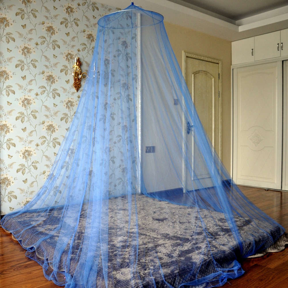 简易夏季宫廷圆帐 学生床幔帐 圆顶吊挂公主蚊帐 防蚊纱帐oem批发