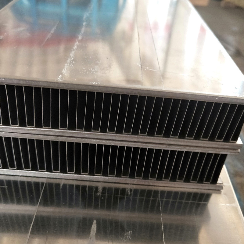 铝合金自然冷却真空钎焊风冷板翅片电子材料零部件风热器定制