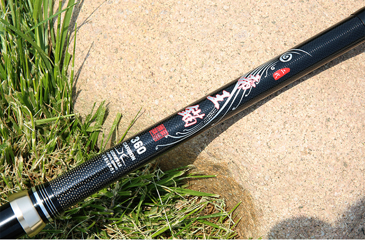 5米挂鱼竿锚鱼杆划鱼竿伸缩锚杆