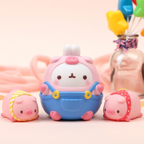 韩国正版萌萌的小兔子限定角色扮演类迷你玩偶卡通公仔手办