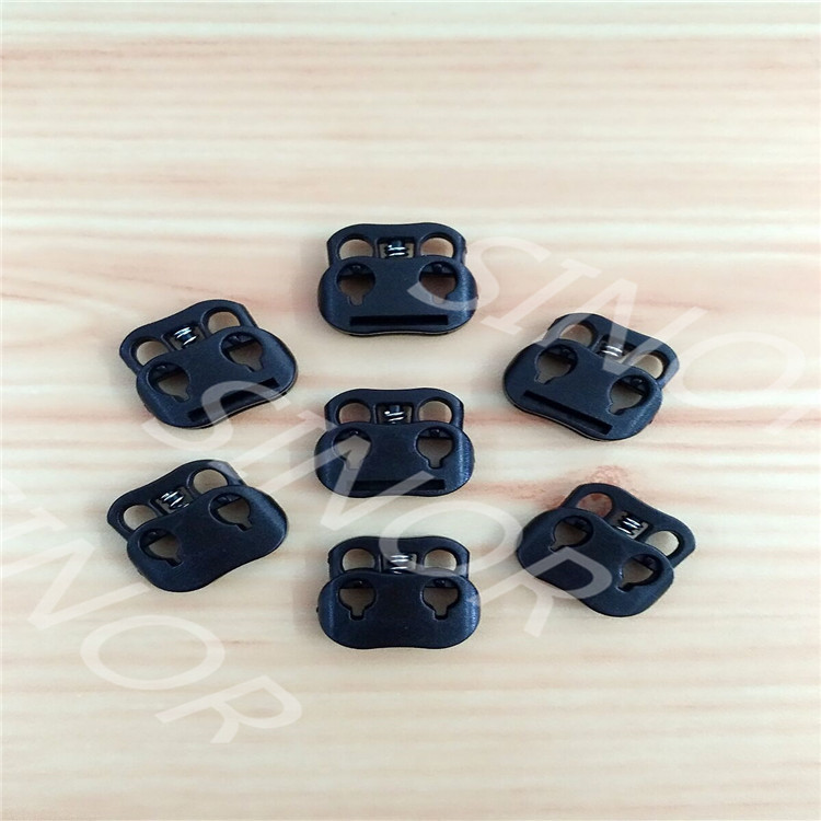 厂家时尚热卖单孔绳扣小巧调节扣绳索扣卡扣羽绒服帽绳扣款式多样