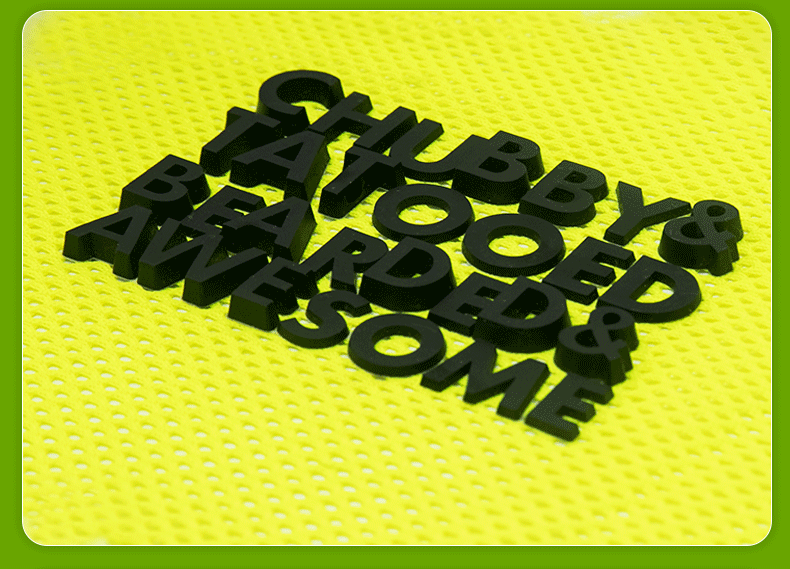 厂家定制硅胶压花 硅胶转烫标3d立体凹凸压花 服装面料高频压花