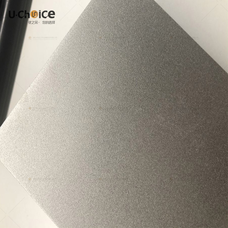 304不锈钢喷砂板 酒店会所工程镜面喷砂装饰板 哑光苹果砂天花板