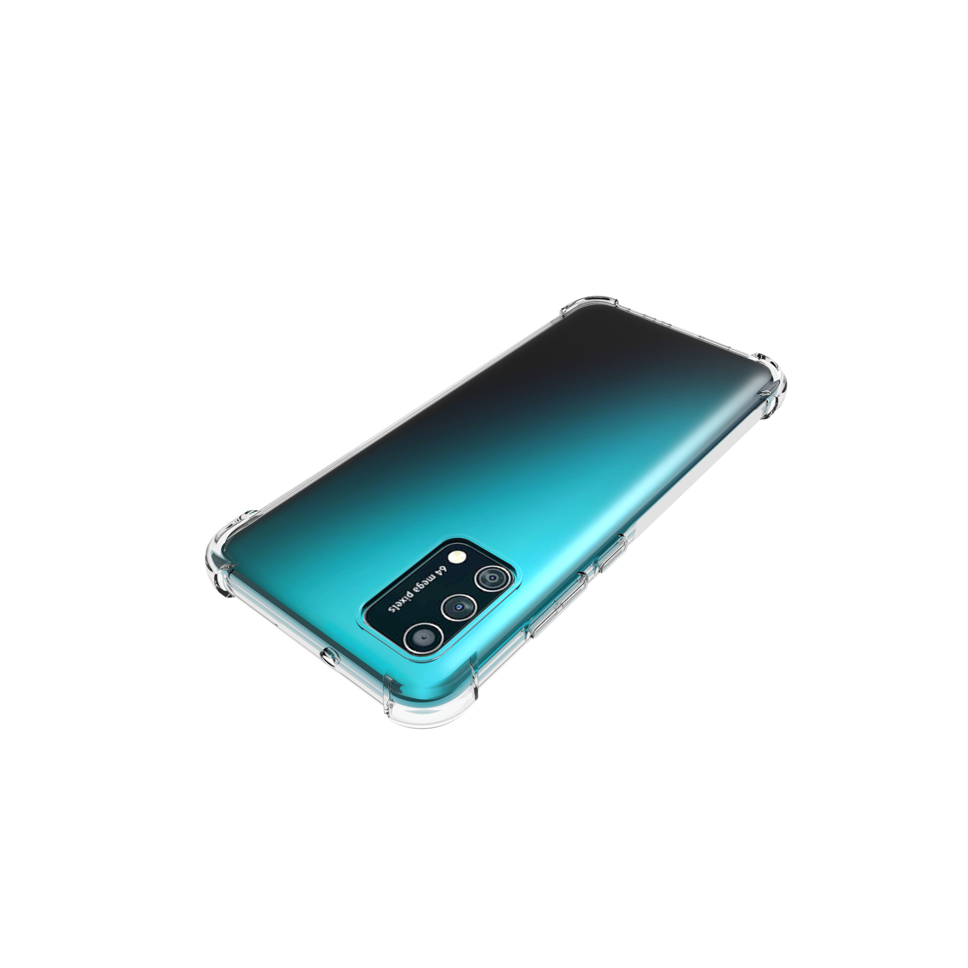 适用于三星galaxy a02s(us)带空压气囊四角防摔防滑tpu手机保护套
