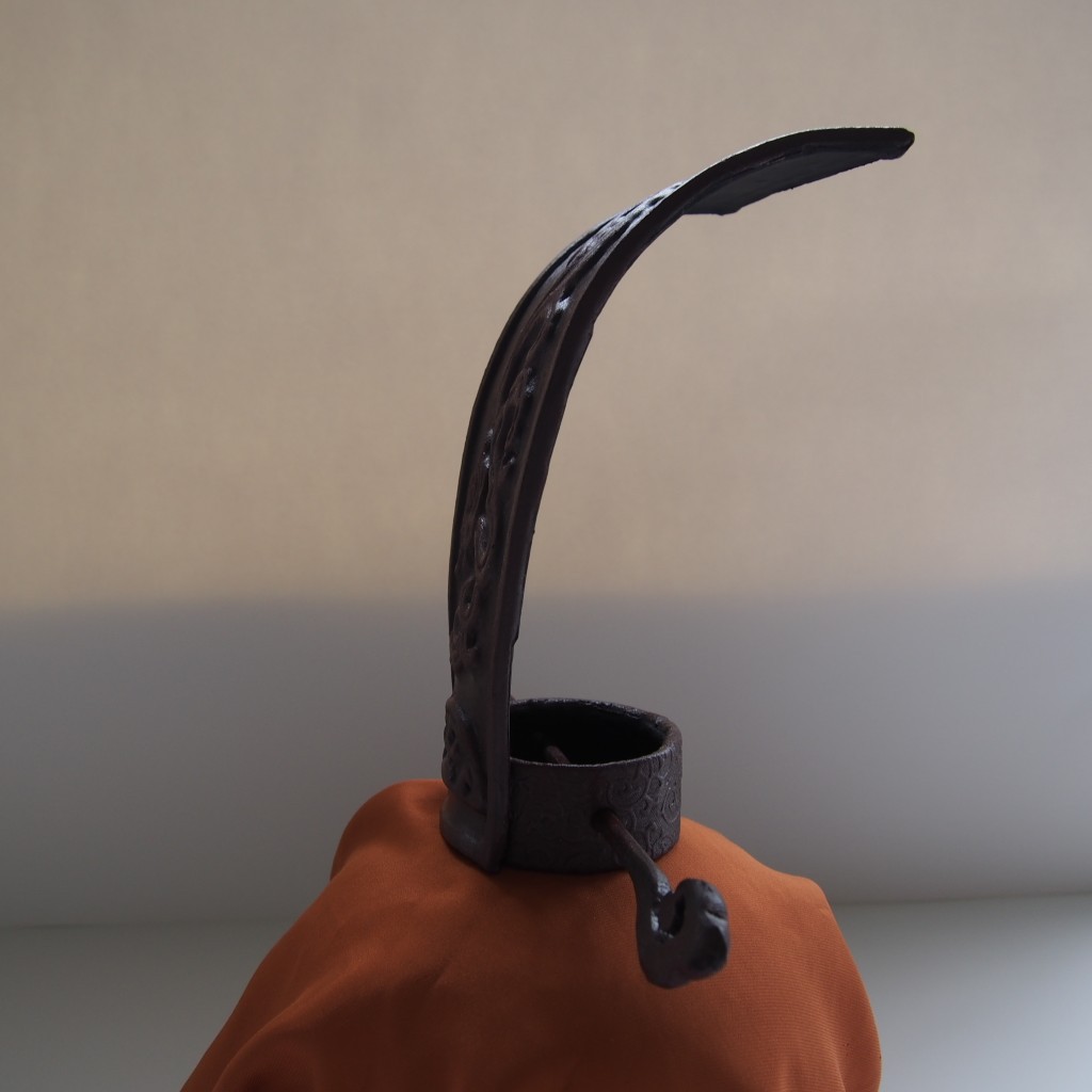 浮雕束发冠皮冠秦汉代束发冠魏晋南北朝皮冠古装剧束发冠演出皮冠