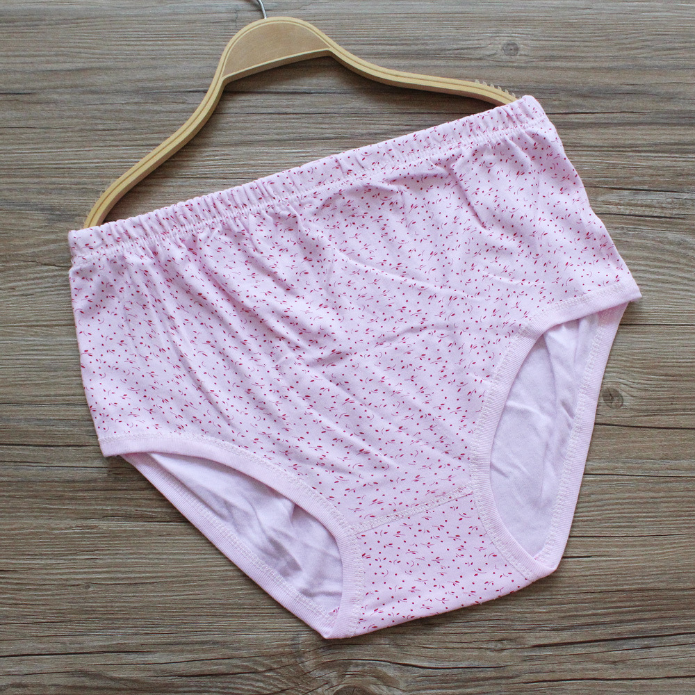 中老年妈妈内裤纯棉女三角裤高腰加肥大码奶奶老人宽松全棉短裤头