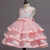 2021 Spring and summer Princess dress lace Jacobs Pompous skirt Beauty bow Children Flower girl fold Children Skirt 2021 Spring and summer Princess dress lace Jacobs Pompous skirt Beauty bow Children Flower girl fold Children Skirt