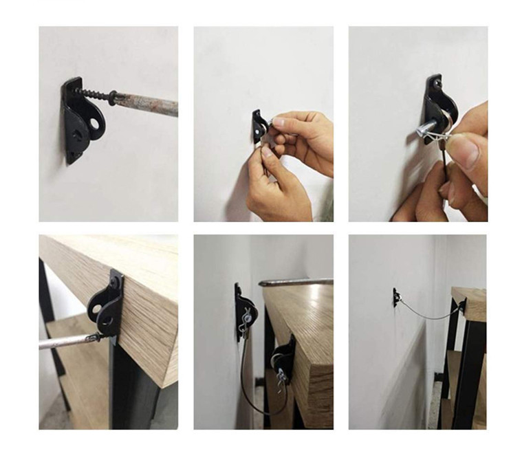 家具儿童安全防倾倒装置,家具防倾倒连接器