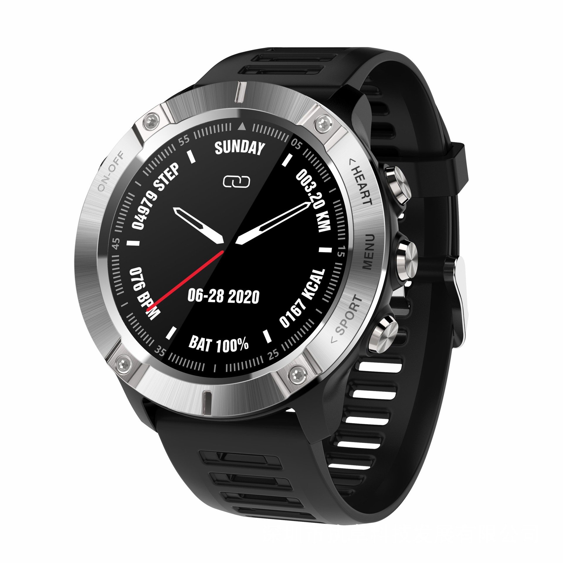 新款mc01亚马逊智能男女心率血压手环手表计步睡眠监测