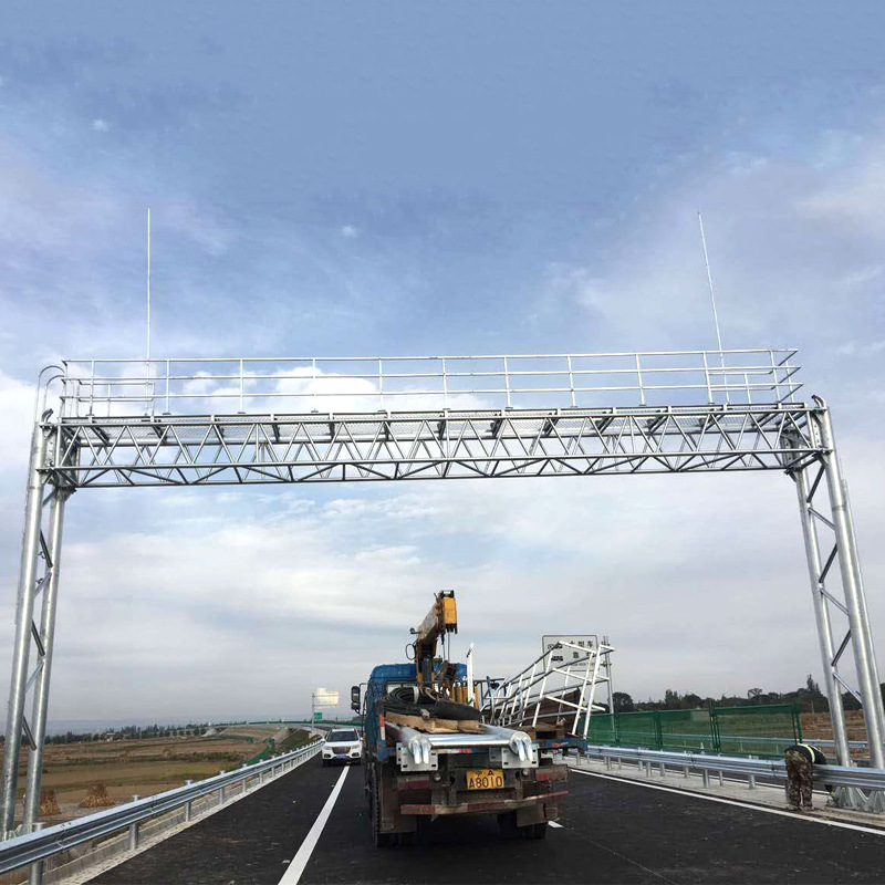 厂家现货龙门架批发定制 高速公路限高龙门架提示 道路限高牌-阿里巴
